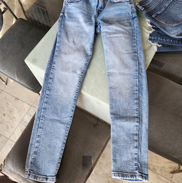 ZARA Set of 2 Mid Rise Skinny Stretch Jeans Size 6 - Picture 8 of 15